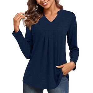 NWT Anyhold Navy Top
